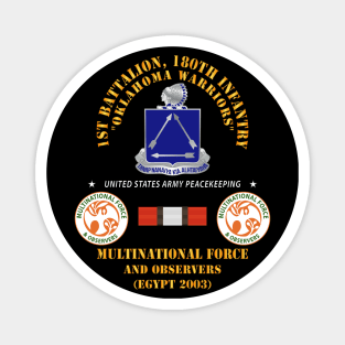 1st Battalion, 180th Infantry Regiment -  MFO Egypt 2003 X 300 Magnet